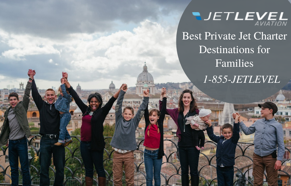 Best Private Jet Charter Destinations for Families