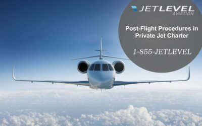 Post-Flight Procedures in Private Jet Charter