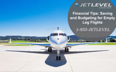 Financial Tips: Saving and Budgeting for Empty Leg Flights