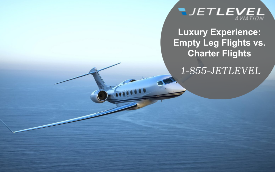 Luxury Experience: Empty Leg Flights vs. Charter Flights