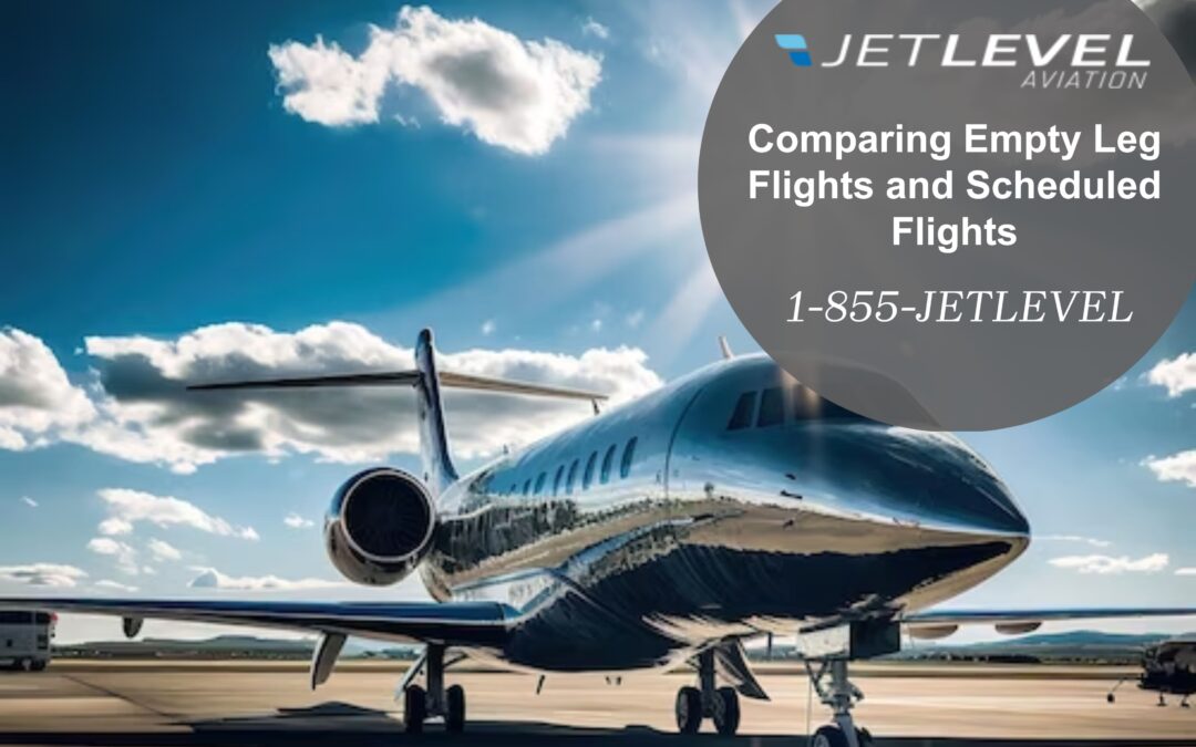 Comparing Empty Leg Flights and Scheduled Flights